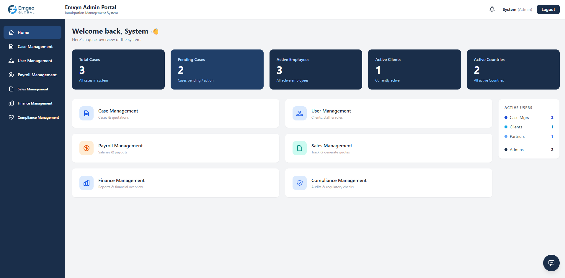 Immigration Case Management Platform